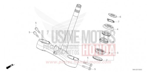 STEERING STEM NSS750S de 2025